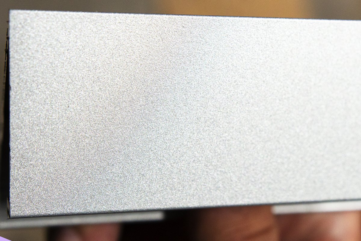 CONALUM aluminum finish close-up